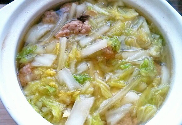 小白菜粉丝汆丸子煲_白菜粉丝羊肉煲_牛肉白菜粉丝煲