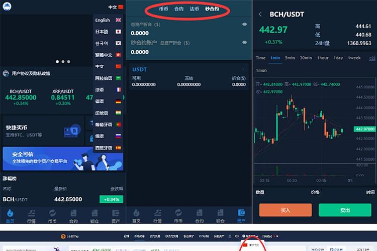 多语言交易所/12国语言/秒合约/申购/锁仓/K线完整/脚本最全/带教程/日夜模式